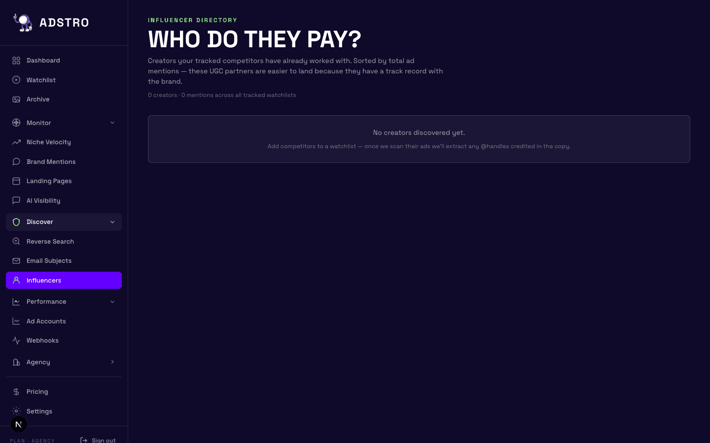 Influencer Discovery